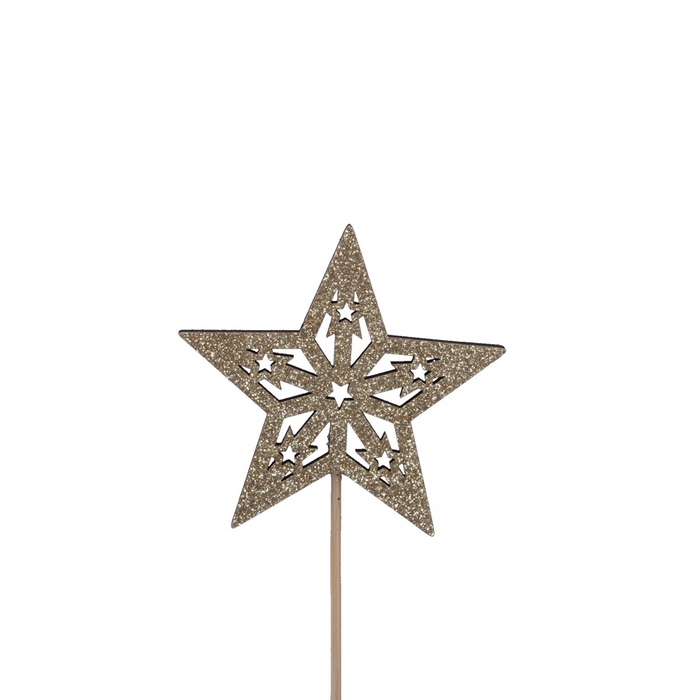 Christmas sticks 25cm Star 7.5cm