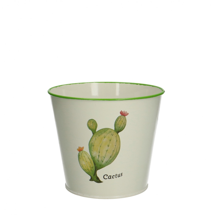 <h4>Zink Pot Cactus d12.5*11cm</h4>