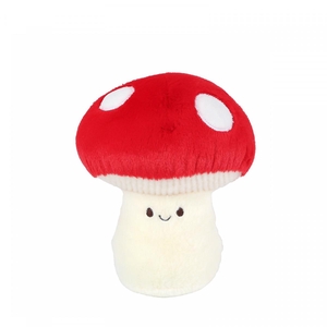 Autumn Deco mushrooms pluche 18cm