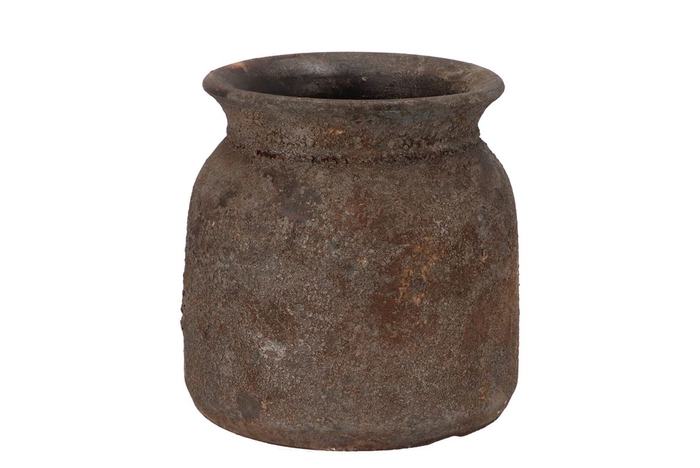 <h4>Bali Indonesian Grey Jug 20x21cm</h4>