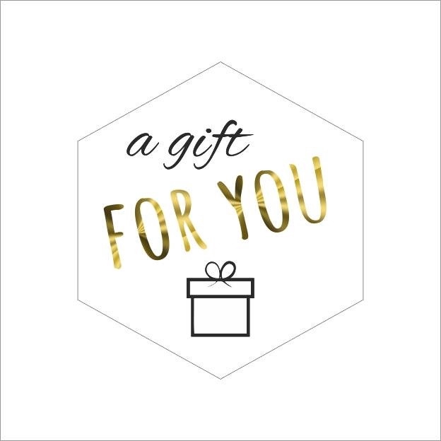 <h4>Kerst Sticker 40mm x250 For you</h4>