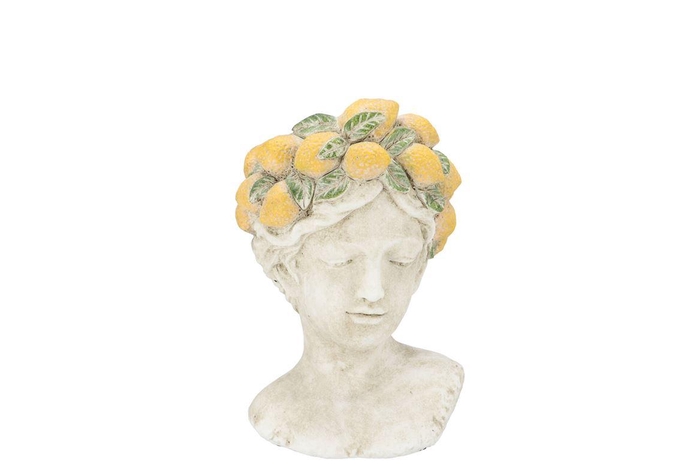 <h4>Miley Yellow Pot Woman 15x15x22cm</h4>