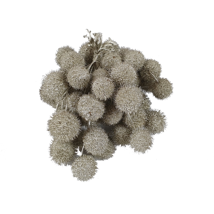 <h4>Small ball per bunch in poly Platina</h4>