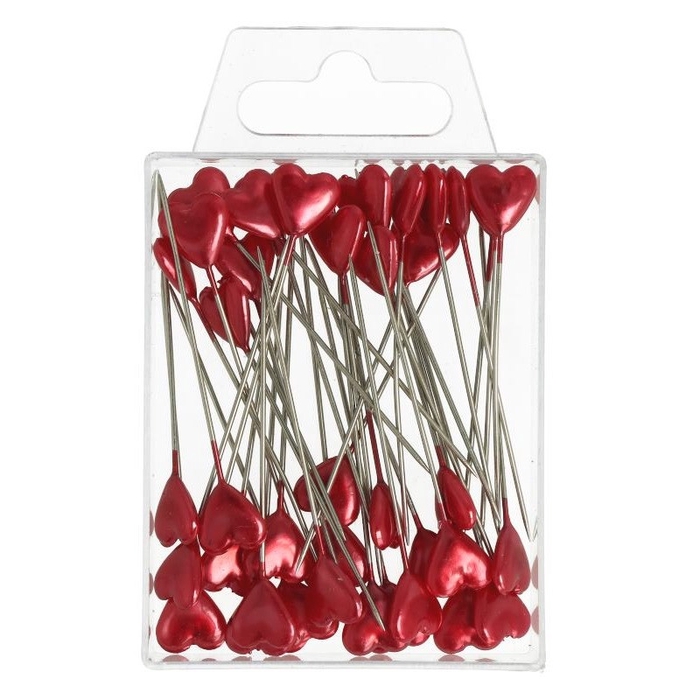 <h4>Wedding Pins heart 10mm x40</h4>