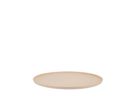 <h4>Coaster Cream Tray Metal 25x25x2cm Nm</h4>