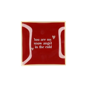 Plate Square You Are My 18x18x2cm