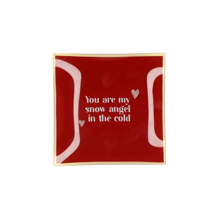 <h4>Plate Square You Are My 18x18x2cm</h4>