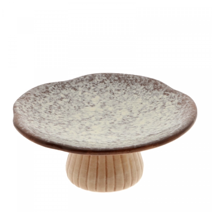 Herfst Deco Dolo schaal d17*7cm