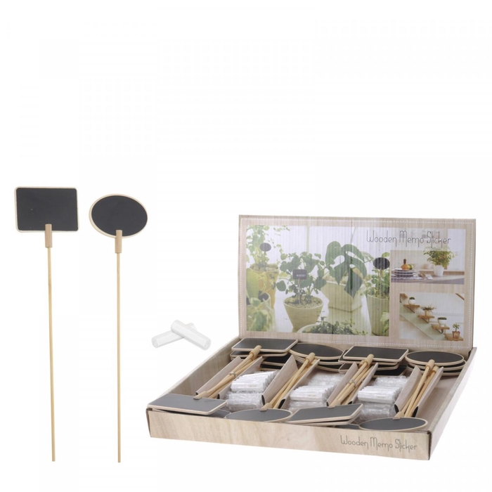 <h4>Sticks 30cm Blackboard 7*5cm</h4>