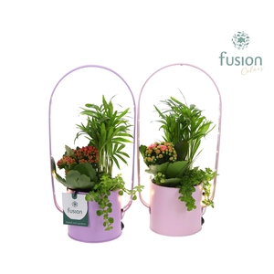 LED planter zink boog met Arrangement