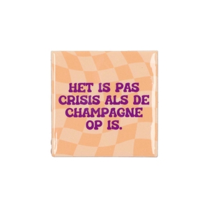 Tile Champagne Op 10x10x1cm Nm
