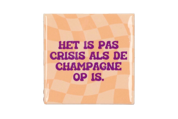 Tile Champagne Op 10x10x1cm Nm