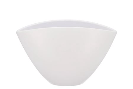<h4>Ceramic White Matt Pot Orchid 28x17cm</h4>