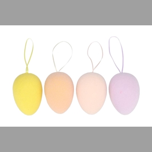 Easter Flock Dreamy Pastel Egg Hanger Ass 11x11x15cm