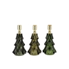Jazz Majestic Green Candle Holder X-mas Tree Ass 9x16cm Nm