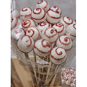 KERST OP STOK BAL WIT ROOD