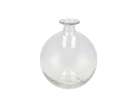 <h4>Glass Dry Clear Bottle Globe 9x12cm</h4>