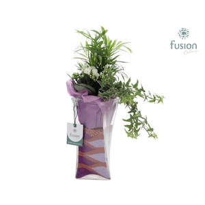 Glazen Twistervaas met Arrangement