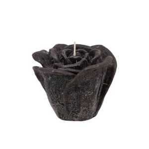 Candle Roos Black 11x9cm Nm