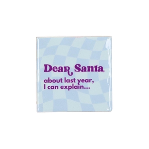 Tile Dear Santa 10x10x1cm Nm