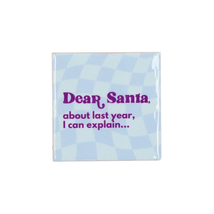 <h4>Tile Dear Santa 10x10x1cm Nm</h4>