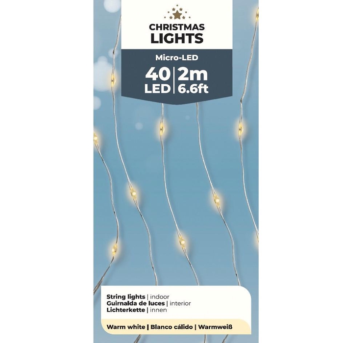 <h4>Kerst LED draad 40L 200cm</h4>