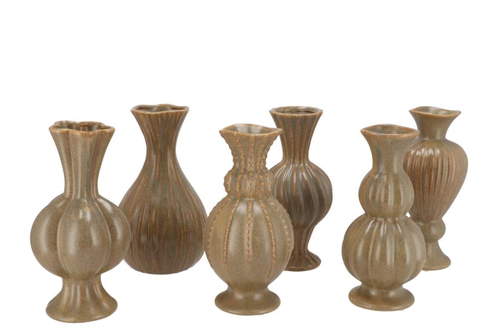 <h4>Maysa Green Mix Vase Ass 11x11x22cm</h4>