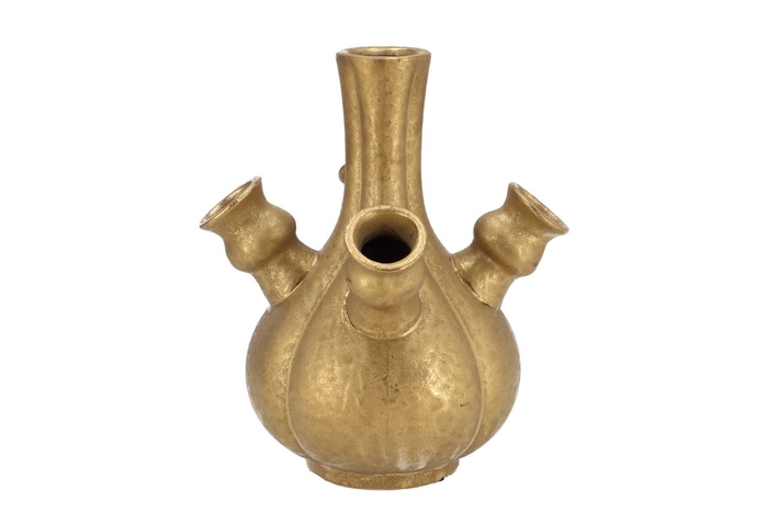 Rotterdam Gold Vase Tulip 20x20x23cm Nm