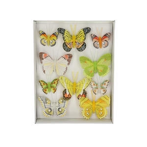 Vlinder/clip 05/8cm x10