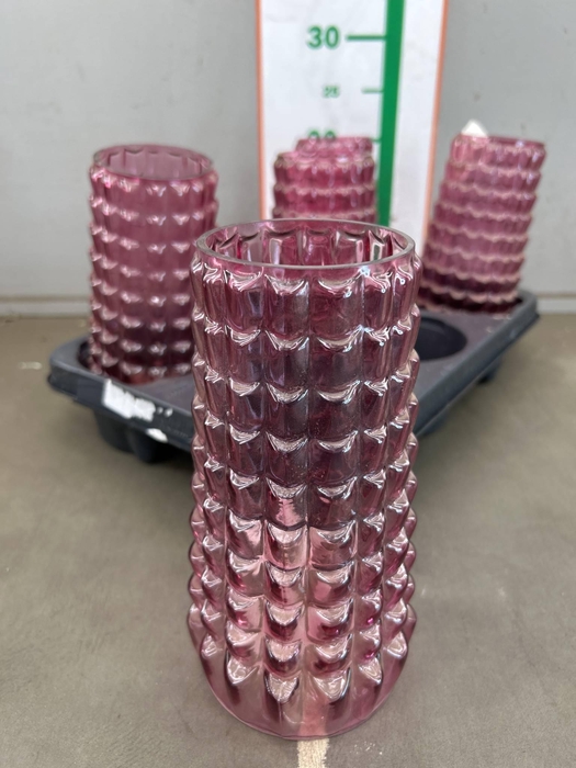 <h4>GLAS VAAS RIBBEL ROSE H20XD11</h4>