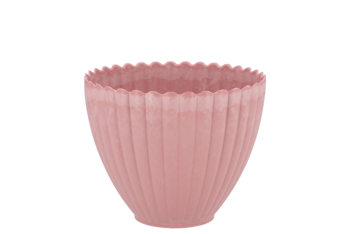 Melamine Lisa Pink Pot 11x8x11cm