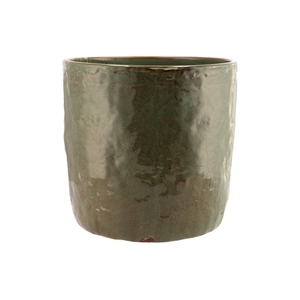 Iron Stone Green Glazed Pot 30x28cm