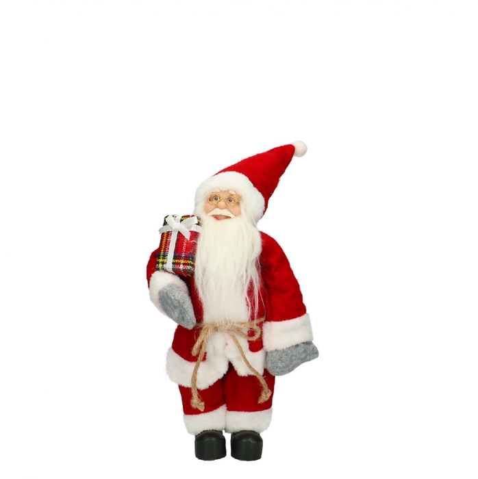 Promo Deco kerstman 17*10*30cm