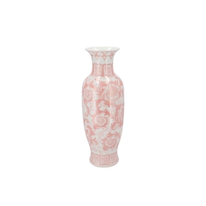 Hailey Pink Porcelain Vase Long 15x43cm