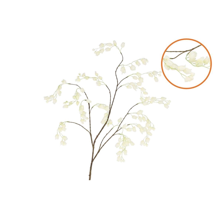 <h4>Silk Bellflower White 130cm</h4>