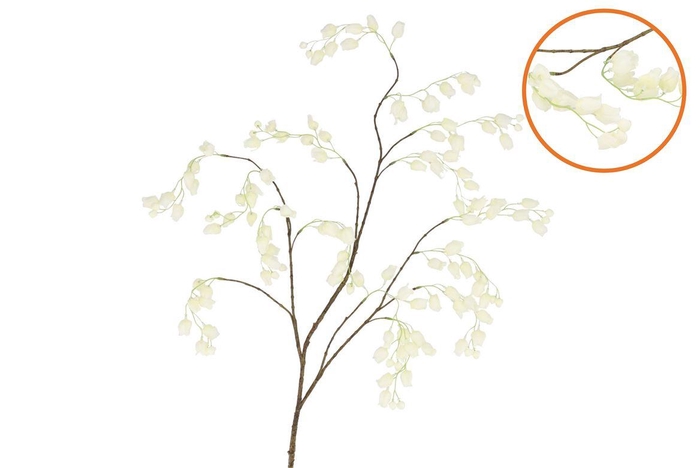 <h4>Silk Bellflower White 130cm</h4>