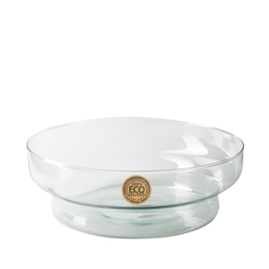 Glas Eco schaal Frieda d29*10cm