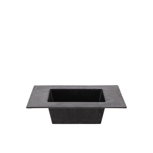 Melamine Grey Bowl Square 20x20x5cm