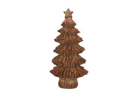 <h4>Wonderland Scottish Brown Tree Star 14x10x28cm</h4>
