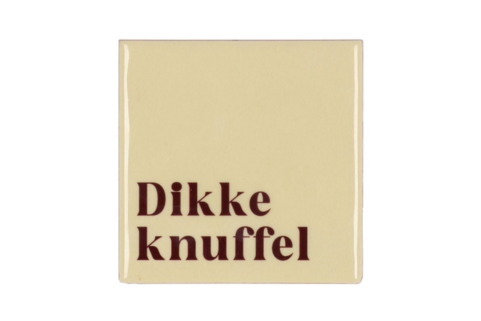 Tile Dikke Knuffel Beige 10x10x1cm