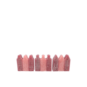 Amsterdam House Sweets Pink Mix Candle 4x4x12cm