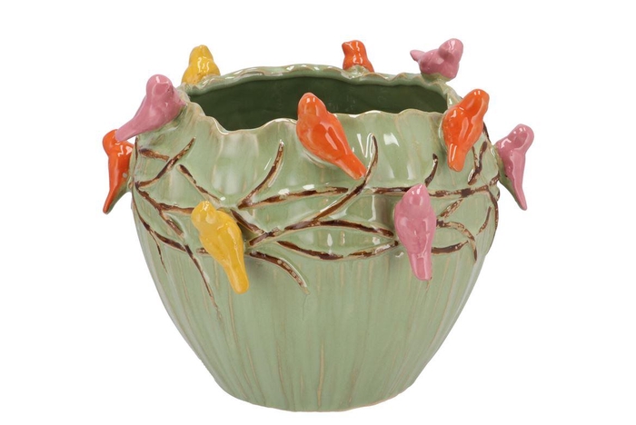 <h4>Bird Pot Pistache 28x28x22cm</h4>