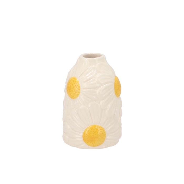 <h4>Jane Flower White Vase 8x8x12cm</h4>