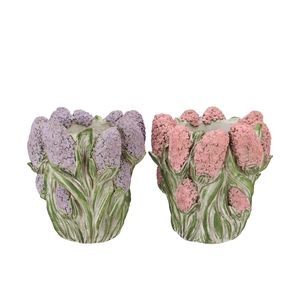 Dante Pink Lilac Pot Hyacinth Ass 29x28x30cm