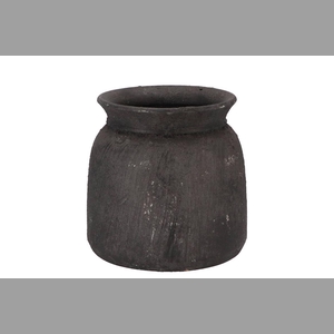 Bali Black Coal Jug 20x21cm Nm