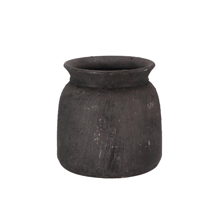 <h4>Bali Black Coal Jug 20x21cm Nm</h4>