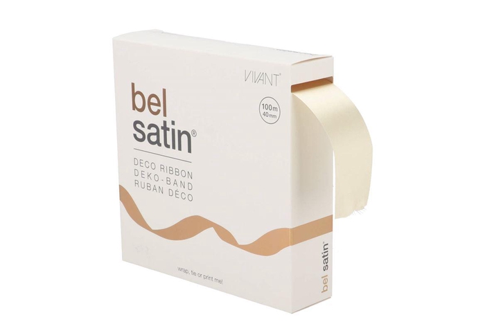 <h4>Ribbon Satin 72 Champagne 100mx40mm P/1</h4>