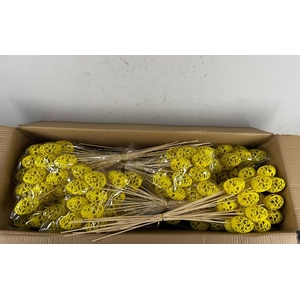 Stick Egg Baroque Yellow  7cm