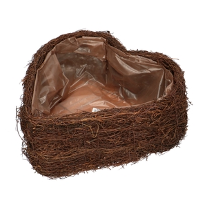 Baskets Salim planter heart 28*28*11cm