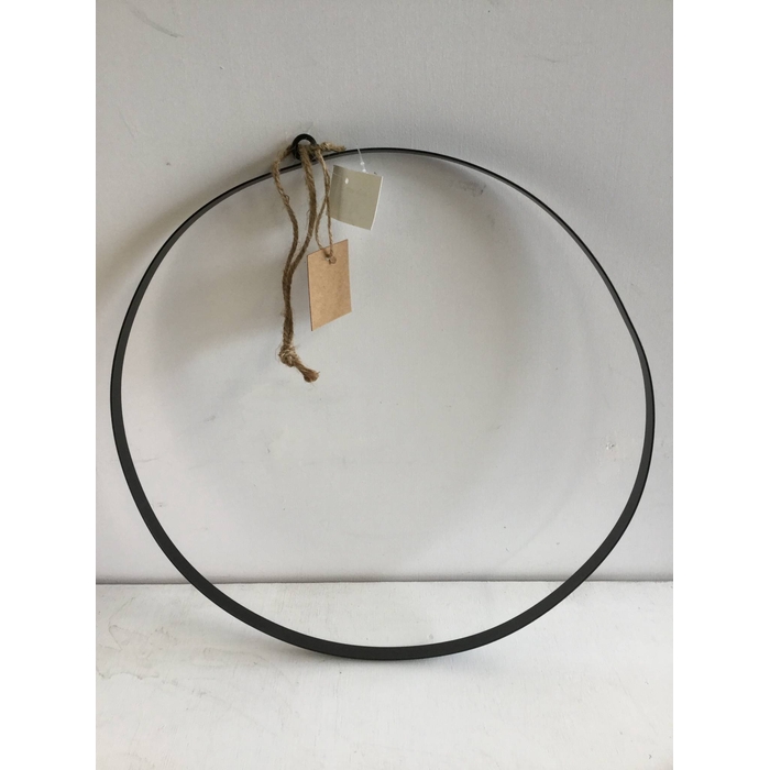 <h4>HANGING CIRCLE METAL BAND D35 BLACK</h4>